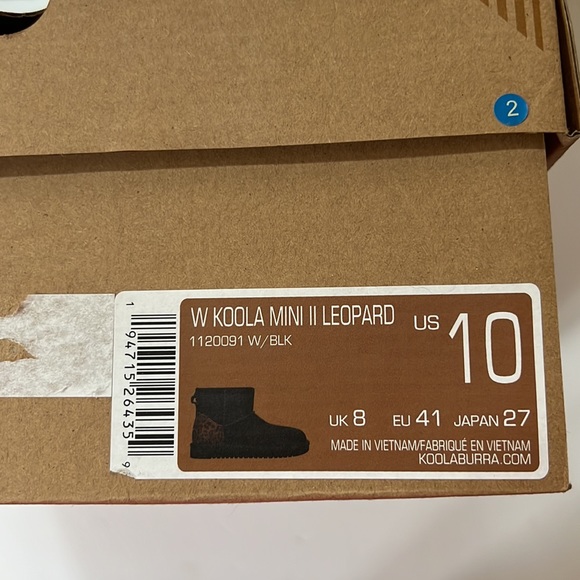 Koolaburra by UGG Mini II Black and Leopard Boots - Picture 11 of 11